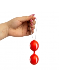 Красные вагинальные шарики для укрепления мышц тазового дна - Сима-Ленд