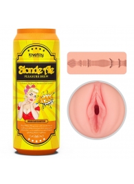 Телесный мастурбатор-вагина Pleasure Brew Masturbator-Blond Ale в банке - Lovetoy - в Ессентуках купить с доставкой