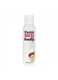Массажная хрустящая пенка Tickle my body с ароматом маракуйи - 150 мл. - Love to Love - купить с доставкой в Ессентуках