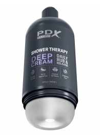 Мастурбатор в бутылке Shower Therapy Deep Cream - Pipedream - в Ессентуках купить с доставкой