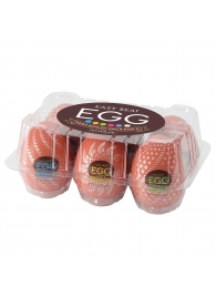 Набор из 6 мастурбаторов-яиц Tenga Egg Variety Pack V - Tenga - в Ессентуках купить с доставкой