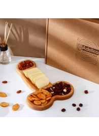 Деревянное блюдо для подачи в форме члена (32,5 х 20 х 1,7 см) - Сима-Ленд - купить с доставкой в Ессентуках