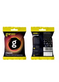 Классические презервативы Ganzo Classic в мягкой упаковке - 3 шт. - Ganzo - купить с доставкой в Ессентуках