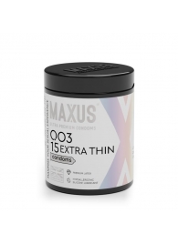 Экстремально тонкие презервативы MAXUS 003 Extra Thin - 15 шт. - Maxus - купить с доставкой в Ессентуках
