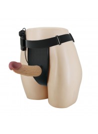 Полый вибрострапон на регулируемых трусиках Draven - 17,5 см. - Baile - купить с доставкой в Ессентуках