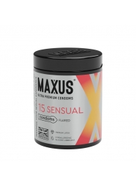 Анатомические презервативы MAXUS Sensual - 15 шт. - Maxus - купить с доставкой в Ессентуках