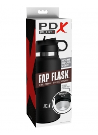 Черный мастурбатор в виде бутылки Fap Flask - Pipedream - в Ессентуках купить с доставкой