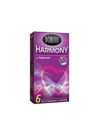 Презервативы с рёбрышками Domino Harmony - 6 шт. - Domino - купить с доставкой в Ессентуках