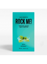 Жидкий вибратор Nuei Rock Me! с ароматом мяты - 20 мл. - Nuei cosmetics - купить с доставкой в Ессентуках