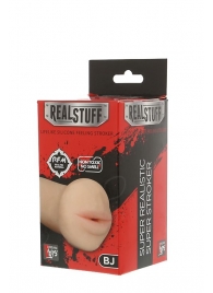 Нежный мастурбатор-ротик REALSTUFF 5INCH MASTURBATOR BJ - Dream Toys - в Ессентуках купить с доставкой