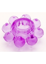 Мягкая фиолетовая гелевая насадка - Toyfa Basic - #SOTBIT_REGIONS_UF_V_REGION_NAME# купить с доставкой