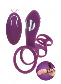 Фиолетовая эрекционная вибронасадка Halo Halo C-Ring Sleeve - Toy Joy - в Ессентуках купить с доставкой