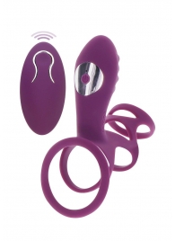 Фиолетовая эрекционная вибронасадка Halo Halo C-Ring Sleeve - Toy Joy - в Ессентуках купить с доставкой