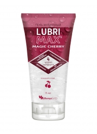 Интимный гель-смазка на водной основе Lubrimax Magic Cherry - 75 мл. - ИнтелБИО - купить с доставкой в Ессентуках