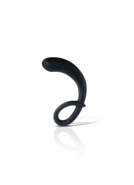 Черный массажер простаты Curving Curt - 13 см. - MyStim - купить с доставкой в Ессентуках
