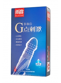 Ультратонкие презервативы Elasun G-spot stimulation с ребрами и точками - 10 шт. - Elasun - купить с доставкой в Ессентуках