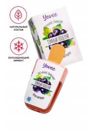 Охлаждающий бальзам для губ «Томный поцелуй» с ароматом черной смородины - 5 мл. - ToyFa - купить с доставкой в Ессентуках