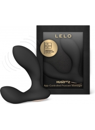 Черный вибростимулятор простаты Hugo 2 - Lelo - в Ессентуках купить с доставкой