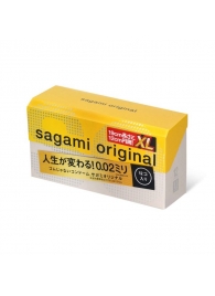 Презервативы увеличенного размера Sagami Original 0.02 XL-size - 12 шт. - Sagami - купить с доставкой в Ессентуках