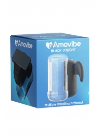 Инновационный робот-мастурбатор Black Knight с функцией пенетрации - Amovibe - в Ессентуках купить с доставкой