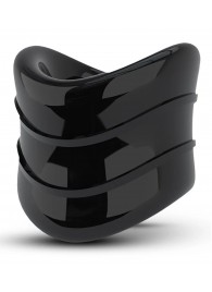 Черное эрекционное кольцо на мошонку Beef Ball Stretcher Snug X Long - Blush Novelties - в Ессентуках купить с доставкой