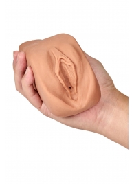 Маструбатор-вагина с вибрацией Soft   Wet Renata Realistic Tan Masturbator - Blush Novelties - в Ессентуках купить с доставкой