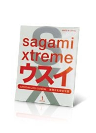 Ультратонкий презерватив Sagami Xtreme SUPERTHIN - 1 шт. - Sagami - купить с доставкой в Ессентуках