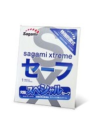 Презерватив Sagami Xtreme Ultrasafe с двойным количеством смазки - 1 шт. - Sagami - купить с доставкой в Ессентуках