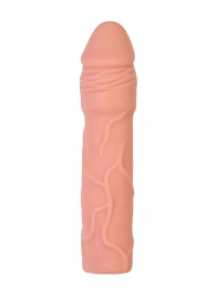 Телесная удлиняющая насадка с подхватом - 19 см. - ToyFa - в Ессентуках купить с доставкой