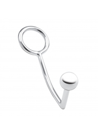 Кольцо на пенис с анальным стимулятором Stainless Steel Anal Hook   Cock Ring - BlueLine - в Ессентуках купить с доставкой