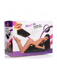 Черная подушка для секса Mount Me Inflatable Sex Position Pillow - XR Brands - купить с доставкой в Ессентуках