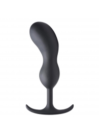 Черный массажер простаты с утяжелителями Premium Silicone Weighted Prostate Plug XL - 20,8 см. - XR Brands - в Ессентуках купить с доставкой