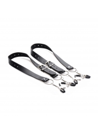 Ремни с зажимами для половых губ Spread Labia Spreader Straps with Clamps - XR Brands - купить с доставкой в Ессентуках