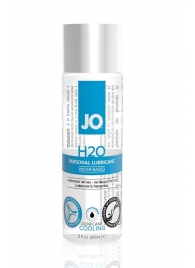 Охлаждающий лубрикант на водной основе JO Personal Lubricant H2O COOLING - 60 мл. - System JO - купить с доставкой в Ессентуках