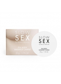 Массажная свеча для всего тела Slow Sex - 50 гр. - Bijoux Indiscrets - купить с доставкой в Ессентуках