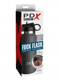 Смуглый мастурбатор-вагина в корпусе-бутылке F*ck Flask - Pipedream - в Ессентуках купить с доставкой