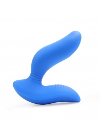 Синий вибромассажер простаты 3,5’’ Curve P-spot Massager - 12 см. - Erokay - в Ессентуках купить с доставкой