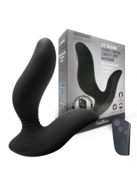 Черный вибромассажер простаты 3,5’’ Remote Control Curve P-spot Massager - 12 см. - Erokay - в Ессентуках купить с доставкой