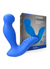 Синий вибромассажер простаты 3,5’’ P-spot Massager - 12,5 см. - Erokay - в Ессентуках купить с доставкой