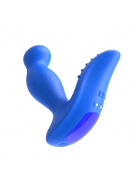 Синий вибромассажер простаты 3,5’’ P-spot Massager - 12,5 см. - Erokay - в Ессентуках купить с доставкой