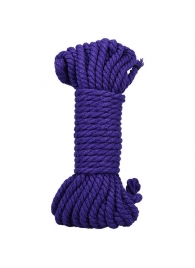 Фиолетовая верёвка для связывания и фиксации Bind Tie - 9,14 м. - Doc Johnson - купить с доставкой в Ессентуках