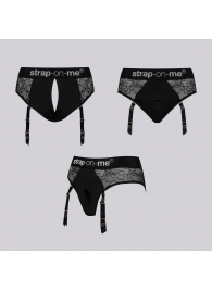 Трусики для фиксации насадок Strap-on-me Harness Lingerie Diva XS - Strap-on-me - купить с доставкой в Ессентуках