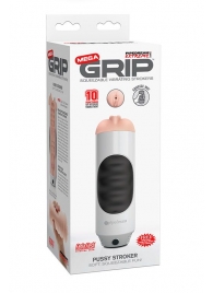 Мастурбатор-вагина Extreme Toyz Mega Grip Vibrating Stroker Mouth - Pipedream - в Ессентуках купить с доставкой