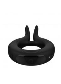 Черное эрекционное кольцо Marry Me Rechargeable Vibrating Cockring - Adrien Lastic - в Ессентуках купить с доставкой