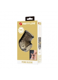 Дымчатая насадка на пенис и мошонку - Baile - в Ессентуках купить с доставкой