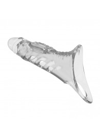 Прозрачная насадка на пенис - 22 см. - Baile - в Ессентуках купить с доставкой