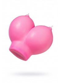 Розовая свеча «Сиськи» - 150 гр. - Pecado - купить с доставкой в Ессентуках