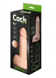 Телесный фаллоудлинитель с мошонкой Cock Next - 17 см. - LOVETOY (А-Полимер) - в Ессентуках купить с доставкой