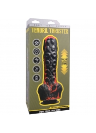 Черно-красная мини-машина на присоске Tendril Thruster - 21,6 см. - Doc Johnson - купить с доставкой в Ессентуках