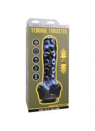 Черно-синяя мини-машина на присоске Tendril Thruster - 21,6 см. - Doc Johnson - купить с доставкой в Ессентуках